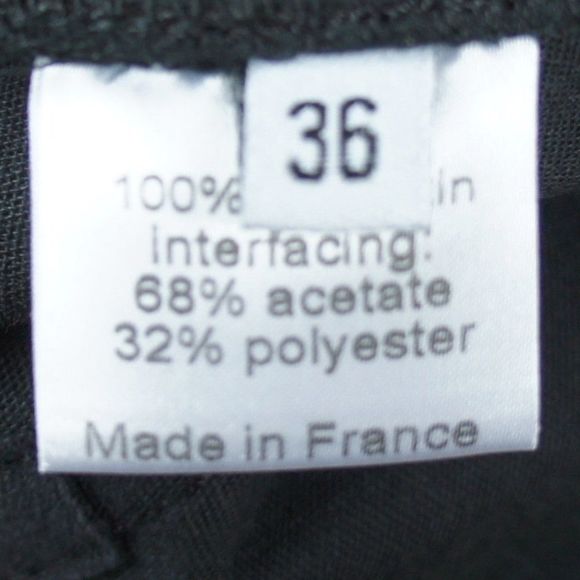 ALEXANDRE VAUTHIER Black Leather Skinny Pants - Picture 8 of 8